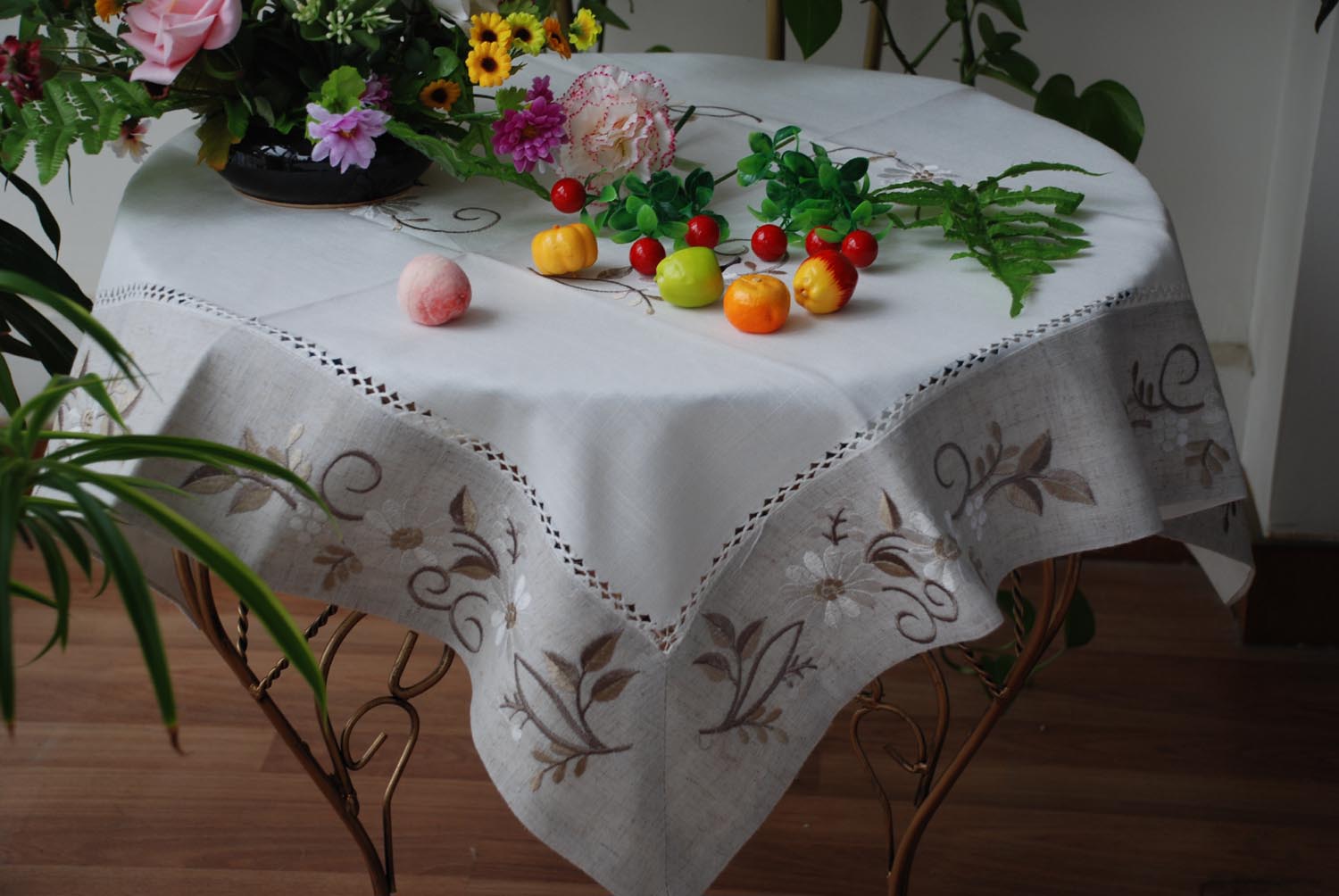 linen table cloth YG-995