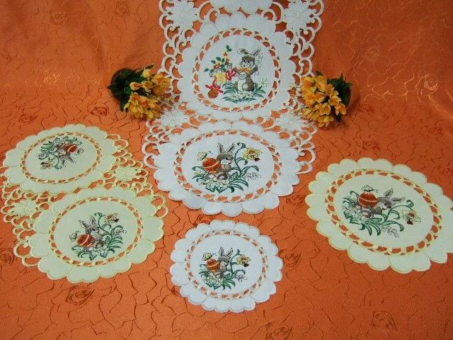 Easter table cloth 80105# doily and runners