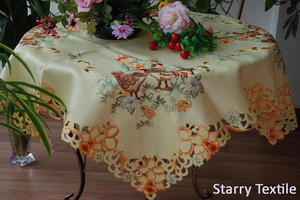 Easter rooster tablecloth FH-29