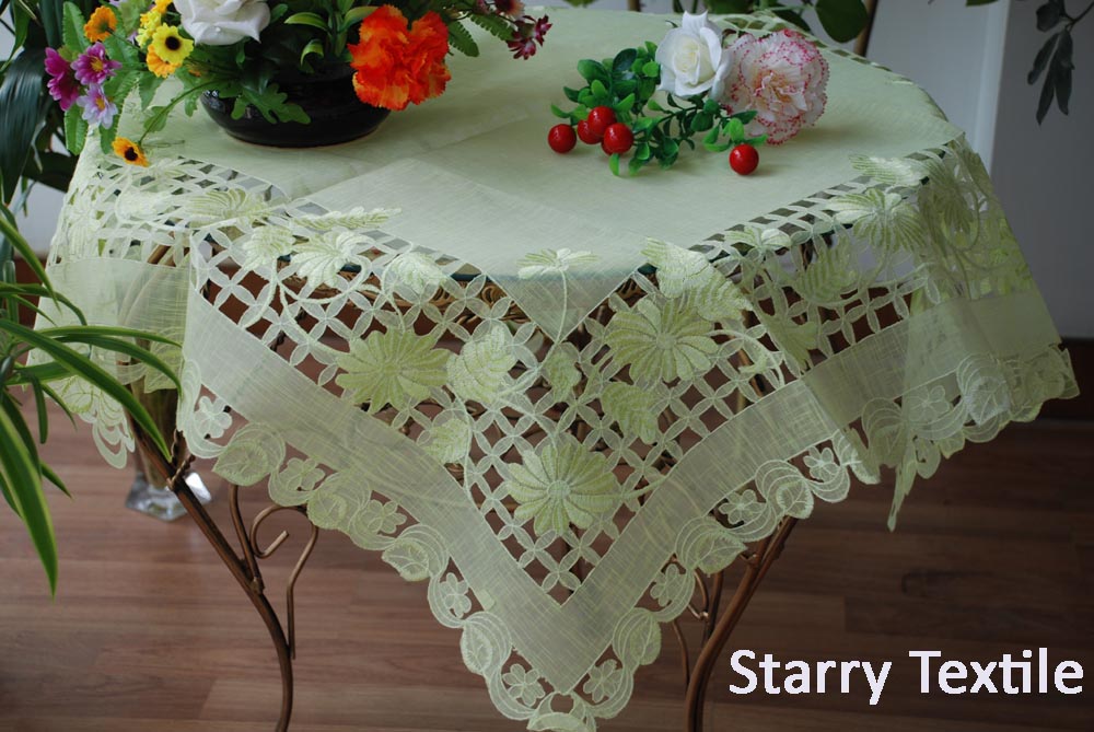 Slubby yarn tablecloth FH-69
