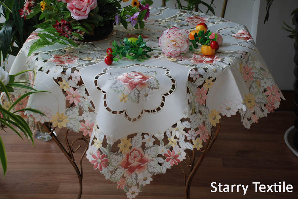 embroidery tablecloth 8219