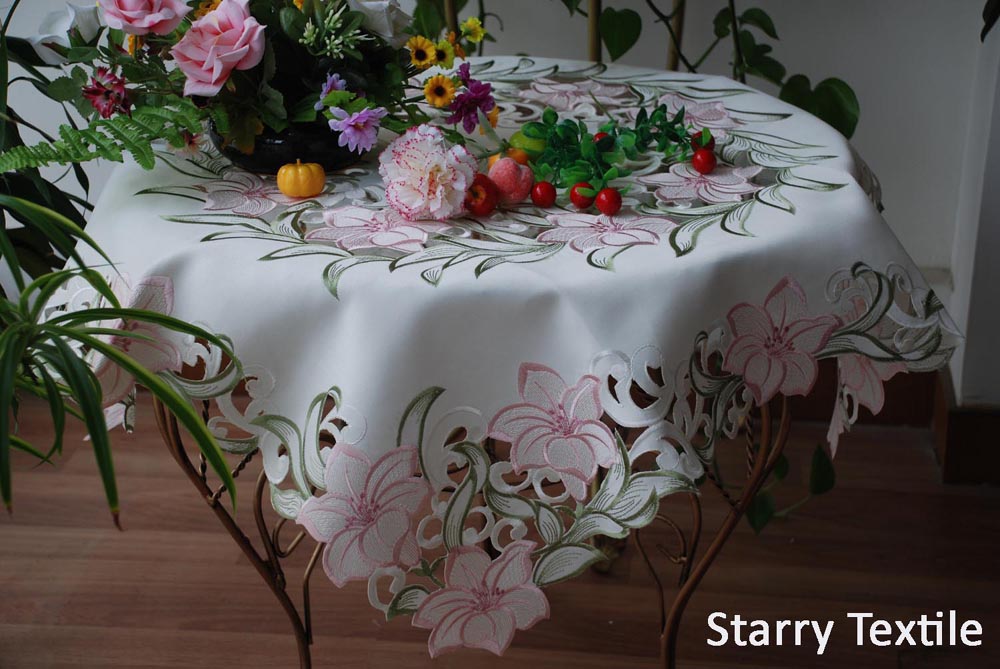 embroidery table cloth FH-117